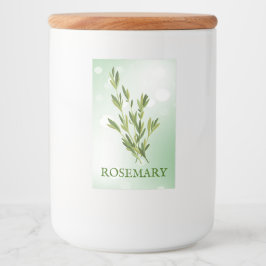Para Comida Rótulo de Plantas Rosemary