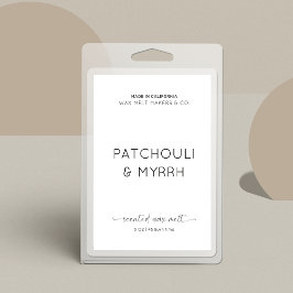 Para Comida Rótulo de Retângulo Mínimo de Encapsulamento Melt 