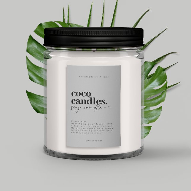 Para Comida Rótulo de Vela Moderna (Criador carregado)