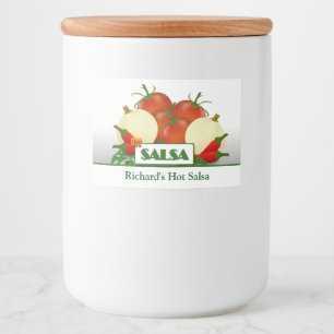 Para Comida Rótulo do Jar do Slasa Preserva