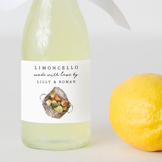 Para Comida Rótulo Limoncello Russo Personalizado (Criador carregado)