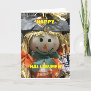 **PARA CRIANÇA PEQUENA** NO CARTÃO DE HALLOWEEN