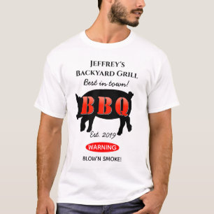 Para ele, CHURRASCO do jardim, camiseta com camise