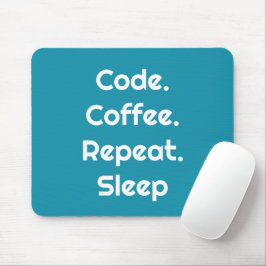 Para Engenheiros – Código. Café. Mouse Pad de Sono