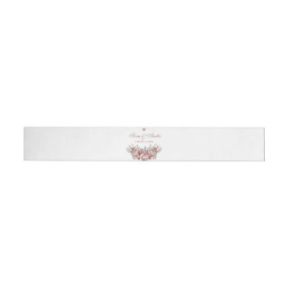 Para Envelope Etiquetas de Endereço de Casamento TrendUp Elegant