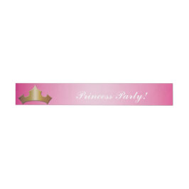 Para Envelope Etiquetas de Envoltório de Princesa Coroa Dourada