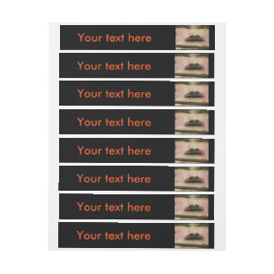 Para Envelope Etiquetas Personalizadas da Borboleta do Almirante
