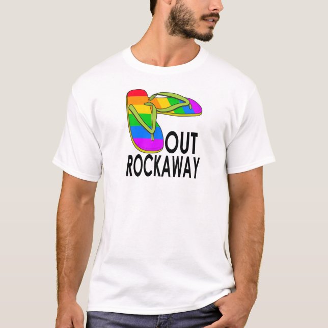 Para fora camisa de Rockaway T (Frente)