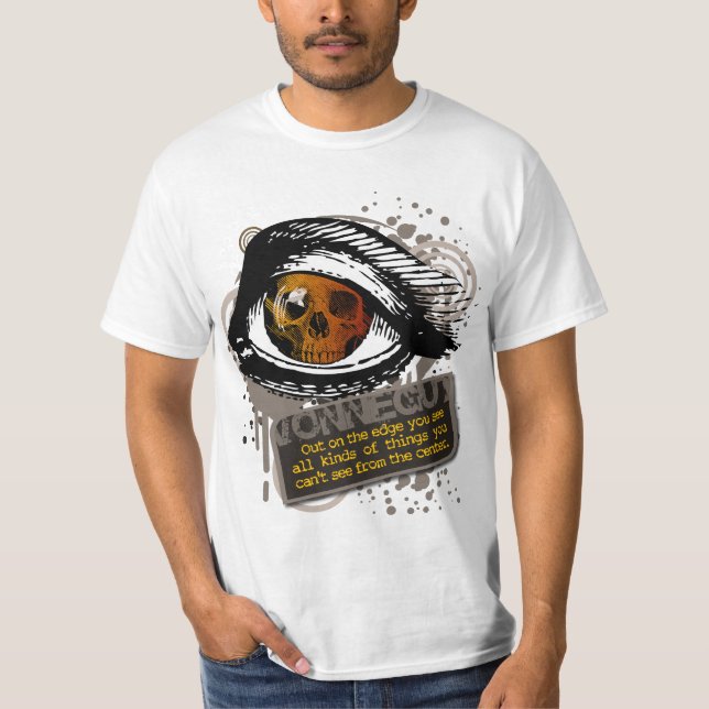 Para fora no t-shirt de The Edge (Frente)