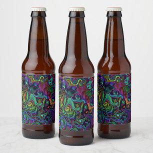 Para Garrafa De Cerveja Rótulo do Vinho Melado Cerebral
