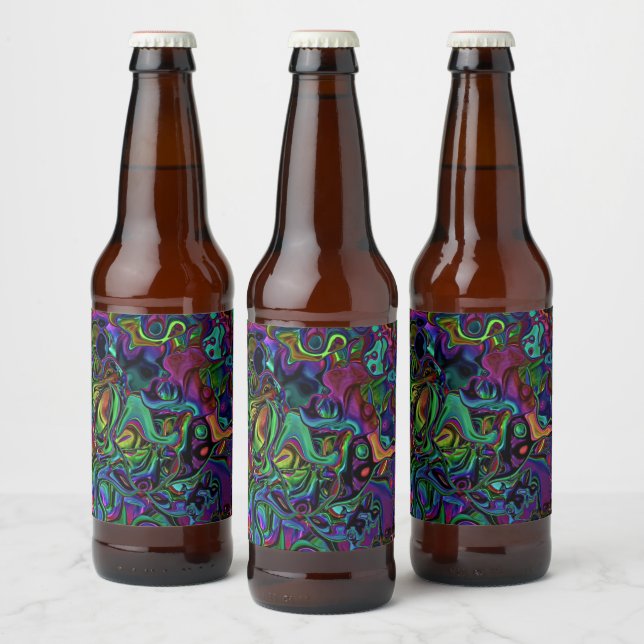 Para Garrafa De Cerveja Rótulo do Vinho Melado Cerebral (Garrafas)