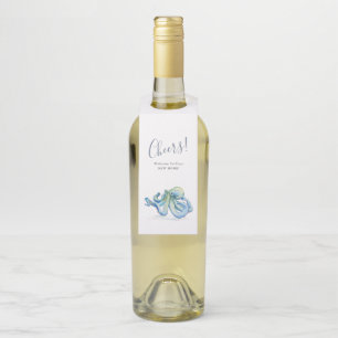 Para Garrafa Parabéns pela sua nova etiqueta de vinho polvo em
