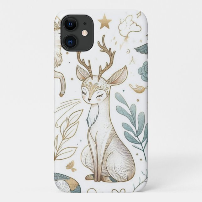 Para iPhone 11 animais bonitos Capa de telefone Filha (Verso)