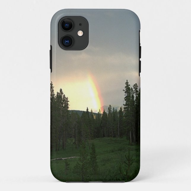 Para iPhone 11 Arco-Íris Na Capa de telefone De Fotografias De Ar (Verso)