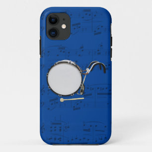 Para iPhone 11 Bombo & capa de telefone de marcha da música. Cor