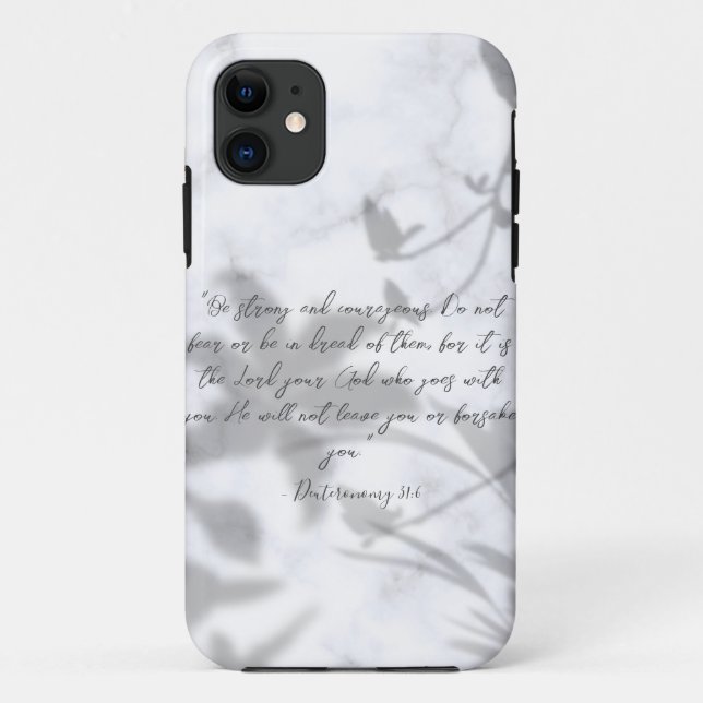 Para iPhone 11 Capa Chic de Bênçãos (Verso)
