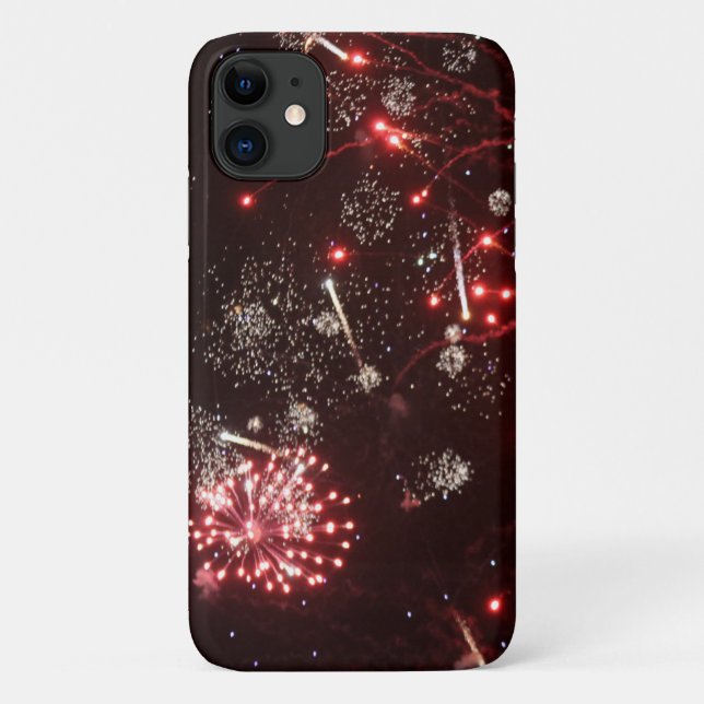 Para iPhone 11 Capa de Celular com Fogos de Artifício (Verso)