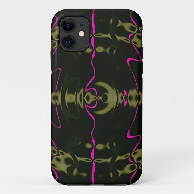 Para iPhone 11 Capa de iPhone5 Luzes Rosa (Verso)