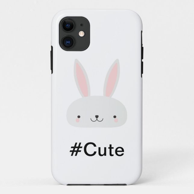 Para iPhone 11 Capa de telefone Bonita de Coelhinhos Kawaii (Verso)