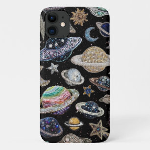 Para iPhone 11 Capa de telefone Celestial Jewels Galaxy