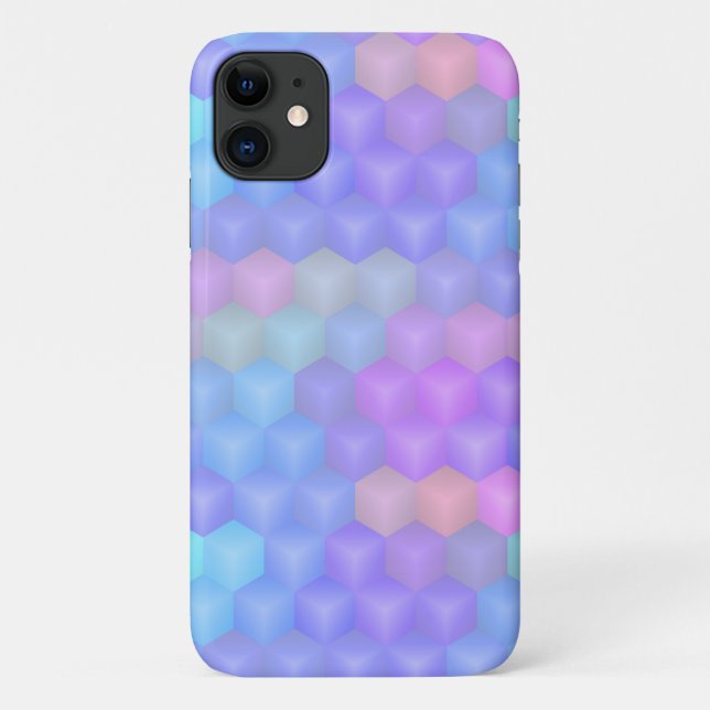 Para iPhone 11 Capa de telefone Colorida de Cubos (Verso)