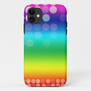 Para iPhone 11 Capa de telefone Colorida Funky Rainbow