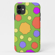 Capa de telefone Colorida Geométrica Retro Funky C