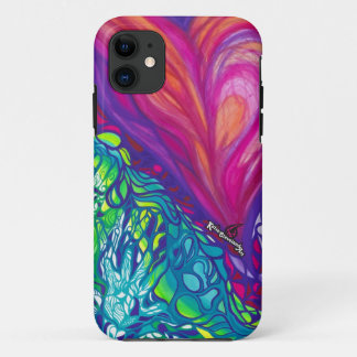 Para iPhone 11 Capa de telefone com alma das cores