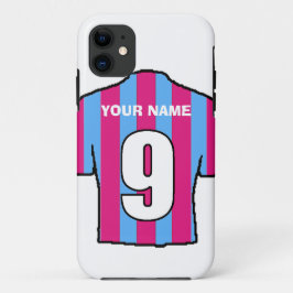 Para iPhone 11 Capa de telefone com o Club Colors! Clarete & Blue