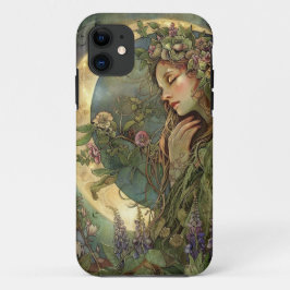 Para iPhone 11 Capa de telefone Crescent Moon Ostara