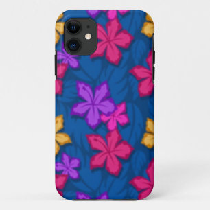 Para iPhone 11 Capa de telefone da flor da margarida azul