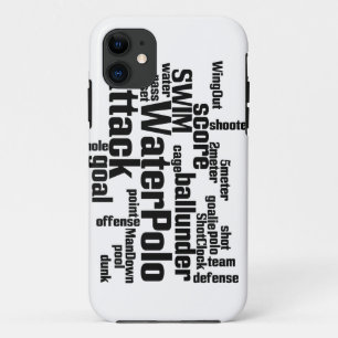 Para iPhone 11 Capa de telefone da nuvem da palavra do pólo