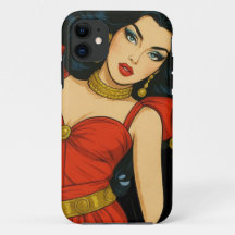 Capa de telefone da Rainha Nefertiti egípcia