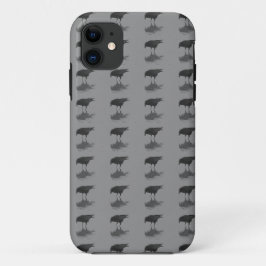 Para iPhone 11 Capa de telefone da repetição do corvo de Edgar