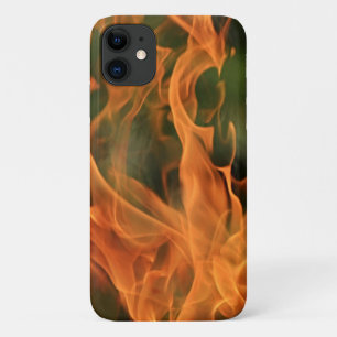 Para iPhone 11 Capa de telefone das chamas de incêndio