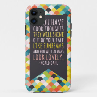 Para iPhone 11 Capa de telefone das citações de Roald Dahl