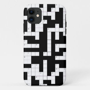 Para iPhone 11 Capa de telefone das palavras cruzadas - preencha