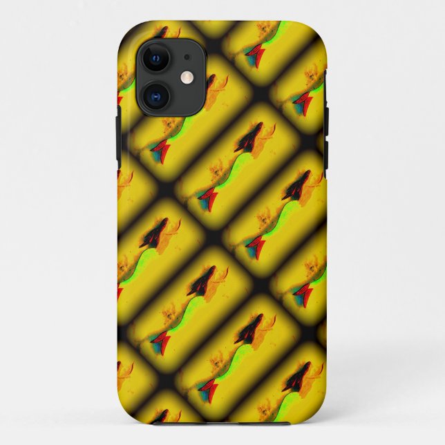 Para iPhone 11 capa de telefone das sereias ascendentes (Verso)