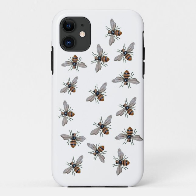 Para iPhone 11 Capa de telefone de abelhas (Verso)