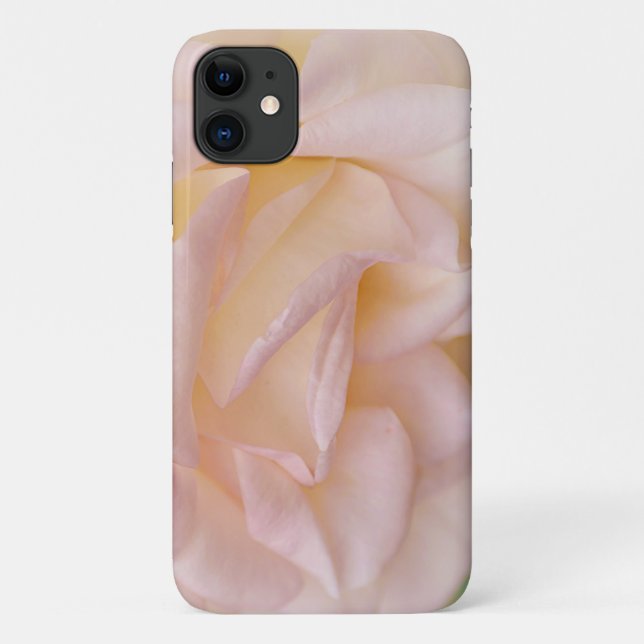 Para iPhone 11 Capa de telefone de Arte de Pérolas Rosa-Rosa-Rosa (Verso)
