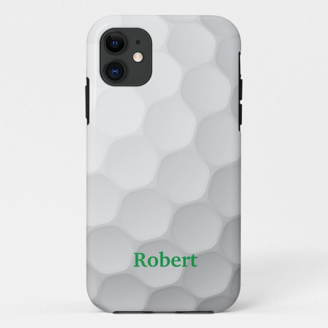 Para iPhone 11 Capa de telefone de Bola de Golfe (Verso)
