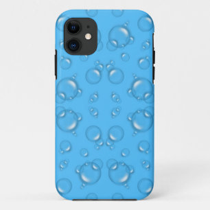 PARA iPhone 11 CAPA DE TELEFONE DE BOLHAS AZUIS
