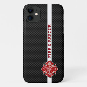 Para iPhone 11 Capa de telefone de bombeiros e salvamento