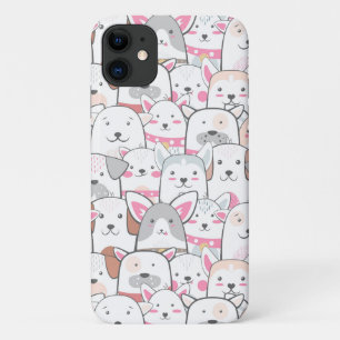 Para iPhone 11 Capa de telefone de cachorros fofos