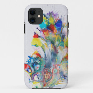 Para iPhone 11 Capa de telefone de célula de pavão