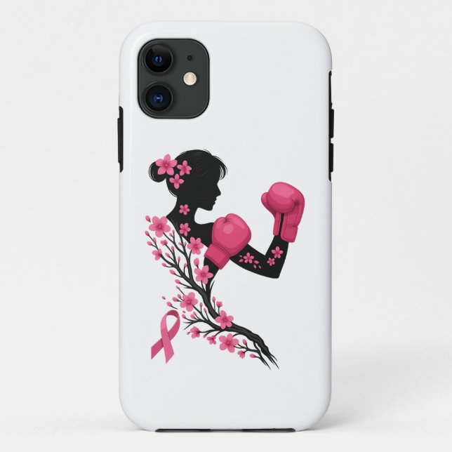 Para iPhone 11 Capa de telefone de Consciência do Cancer de Mama  (Verso)