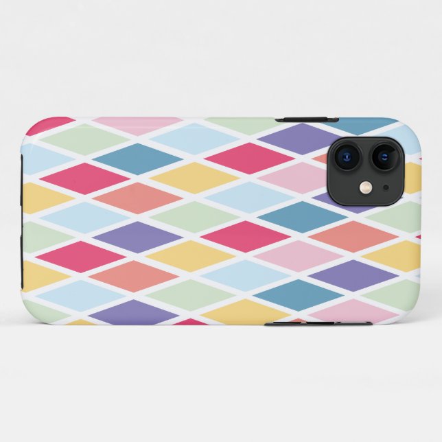 Para iPhone 11 capa de telefone de design geometria (Verso (horizontal))