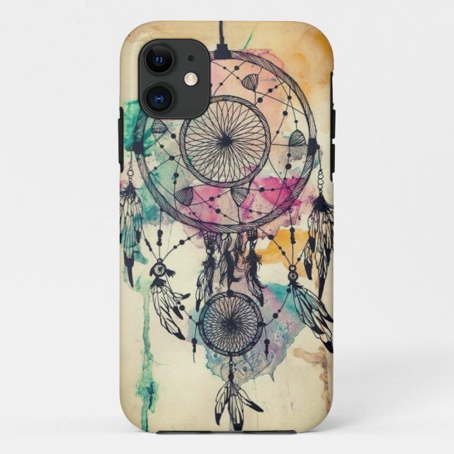 Para iPhone 11 Capa de telefone de Dreamcatcher (Verso)