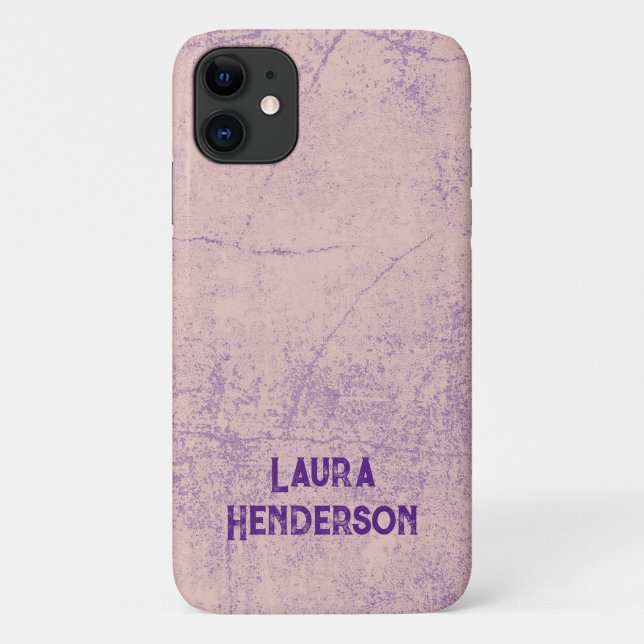 Para iPhone 11 Capa de telefone de Estilo de Grunge Personalizado (Verso)