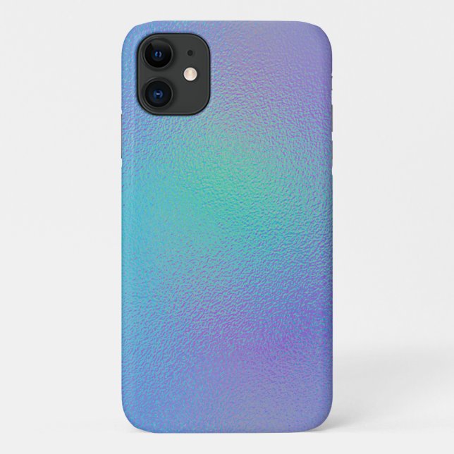 Para iPhone 11 Capa de telefone de Folha Iridescente (Verso)